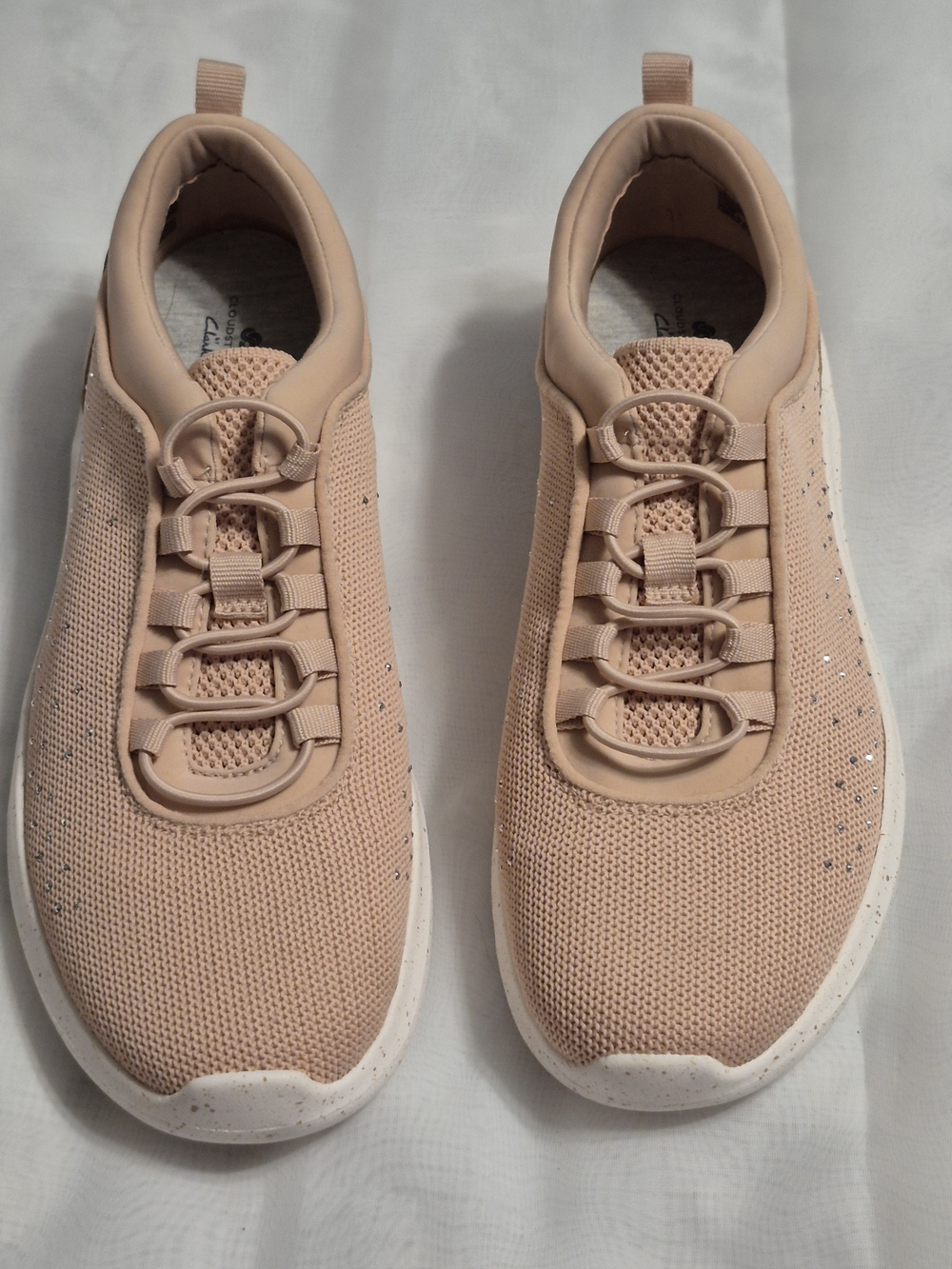 NWOT Clarks Women's 8.5 M Cloudsteppers Pink Slip-On Sneakers